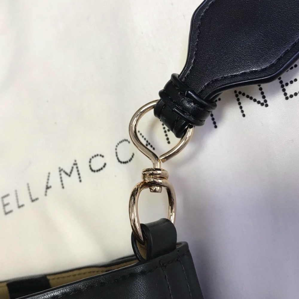 Stella McCartney Mini Faux Leather Crossbody Bag with dust cover - Picture 5 of 12